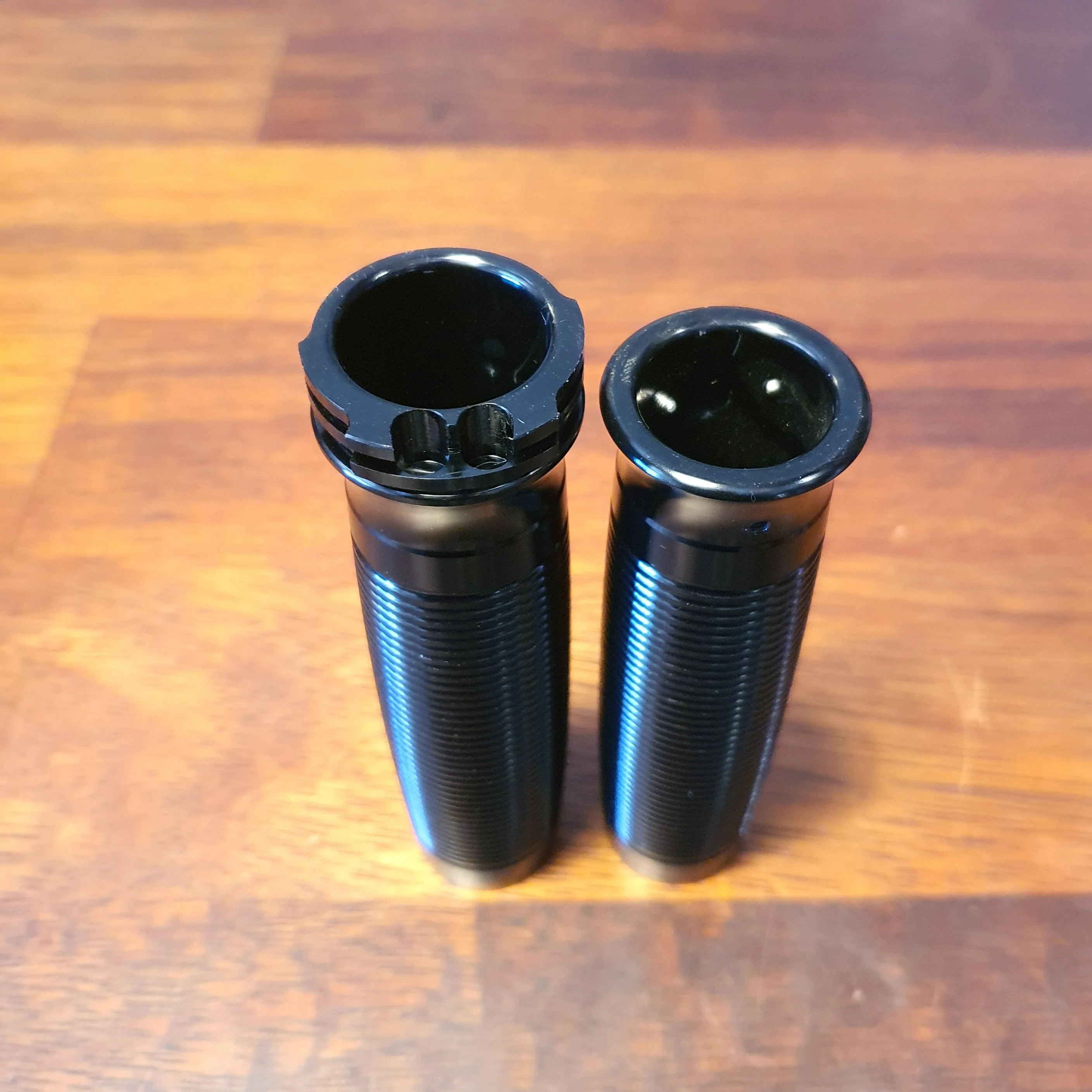 Yamaha XVS650 V-star 1" Ribbed Aluminium Grips - Image 6