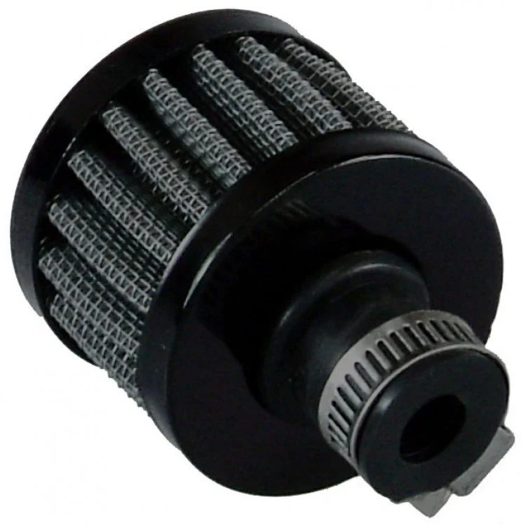 12MM MINI Crankcase Breather BLACK