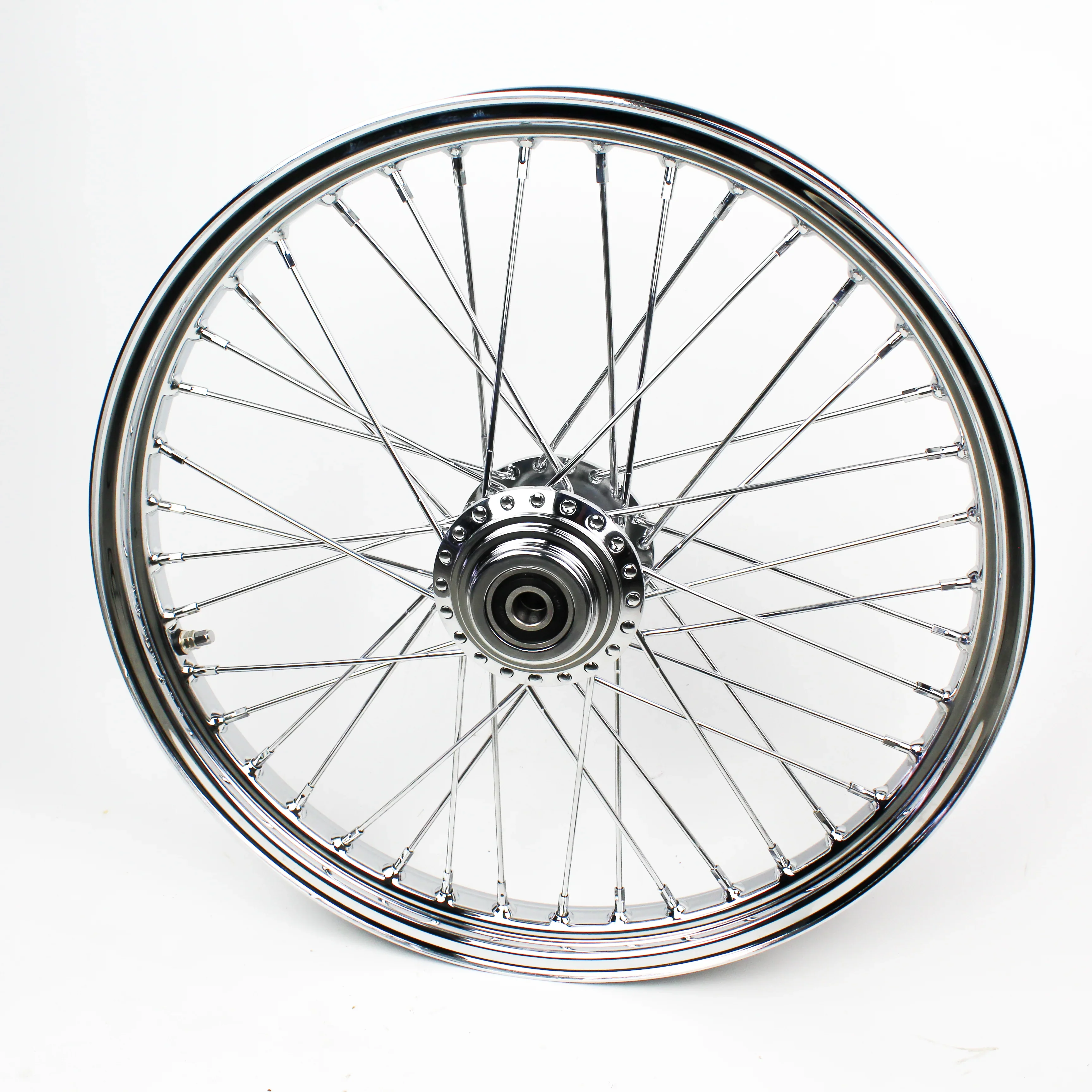 40 spoke 21x2.15 narrow Harley Sportster / narrow V-Star 650 chrome wheel