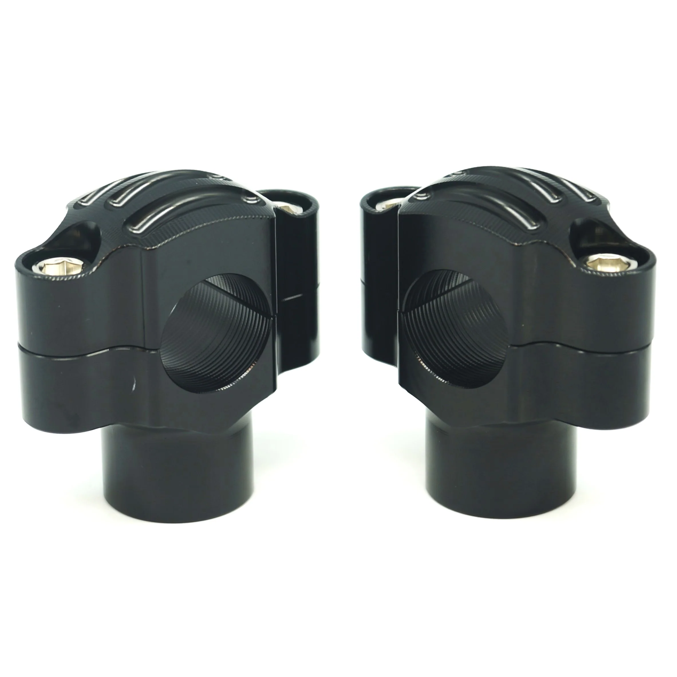 Black anodised risers for 7/8" bars - Image 2