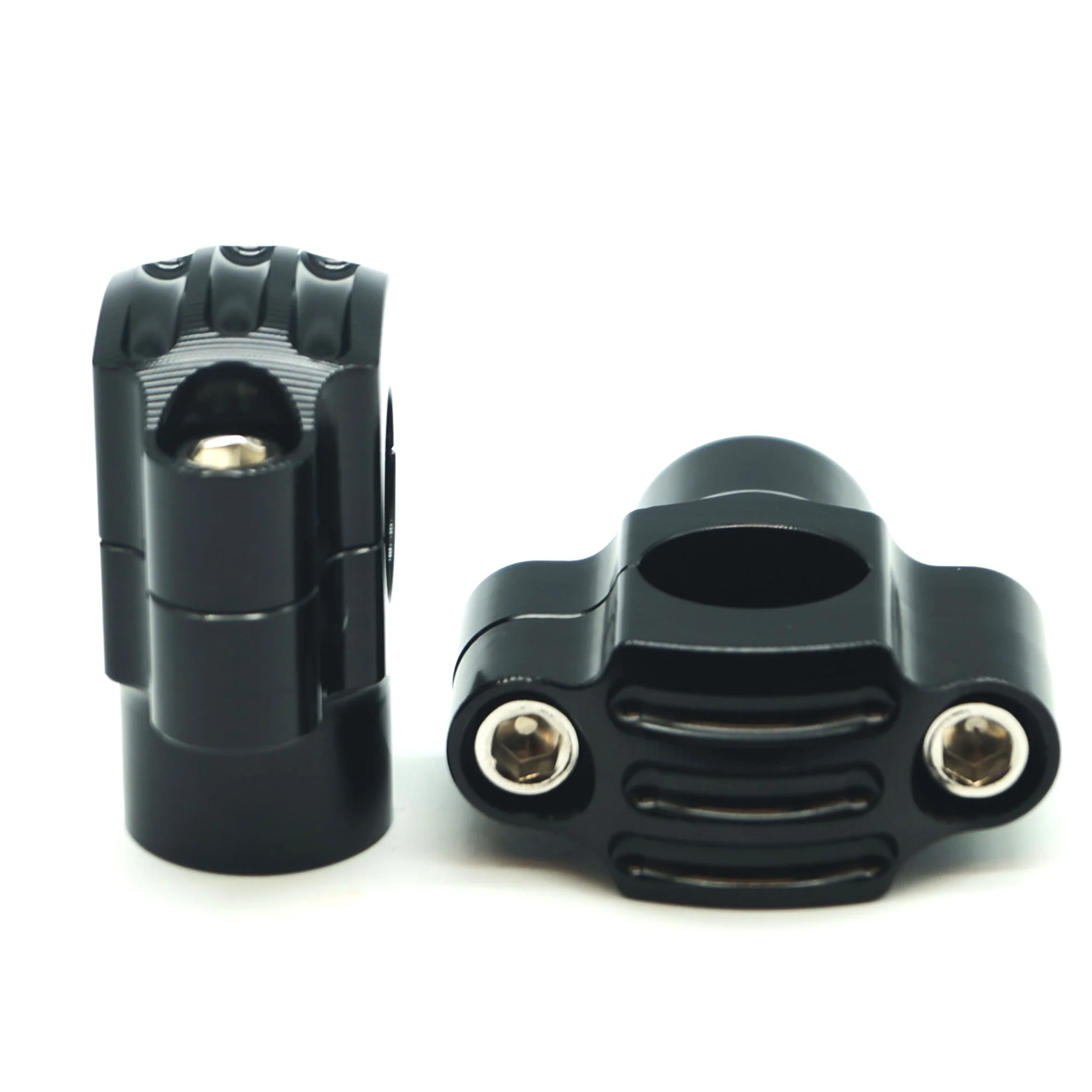 Black anodised risers for 7/8" bars - Image 4