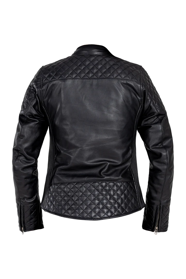 Adina Womens Leather Jacket - Image 3