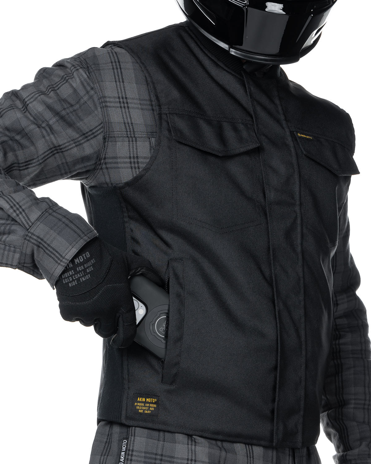 AKIN MOTO - BATTLE MOTORCYCLE VEST 6.0 - Image 5
