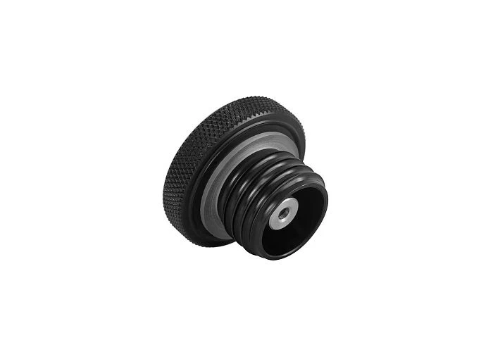 Black Aluminium fuel cap for Triumph and Harley Davidson - Image 4