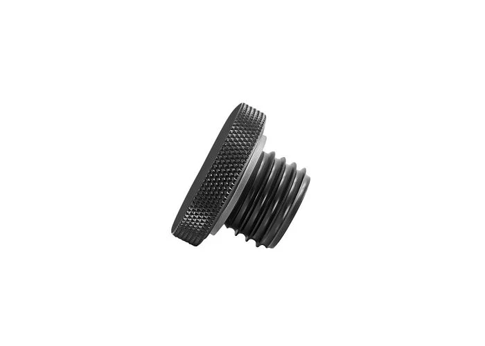 Black Aluminium fuel cap for Triumph and Harley Davidson - Image 7
