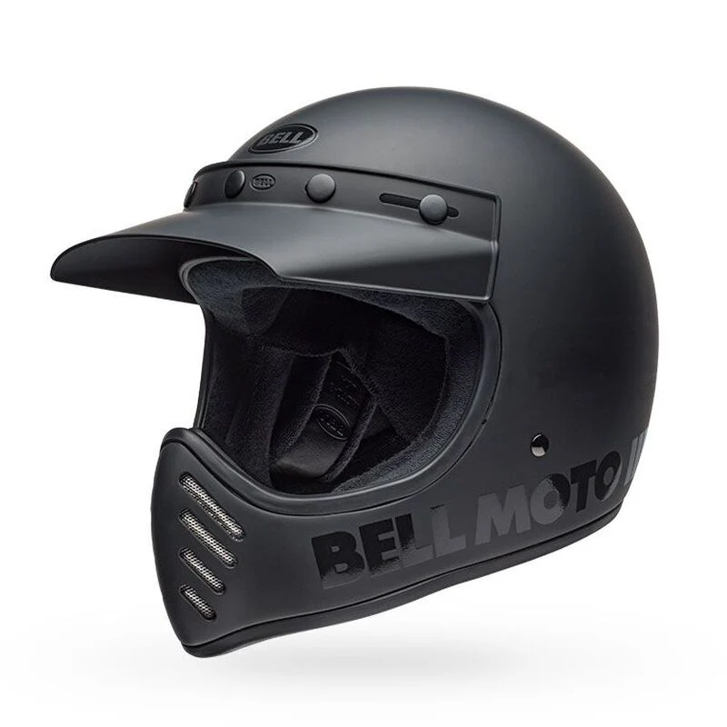 Bell Moto 3 - Matte/Gloss Blackout - Image 4