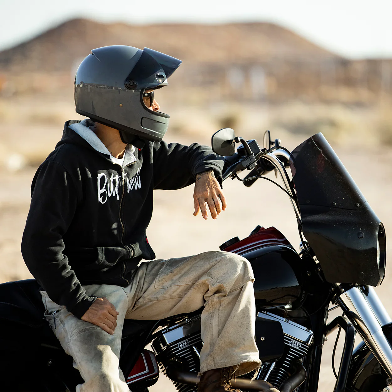 GRINGO SV 06 HELMET - GLOSS STORM GREY - Image 11