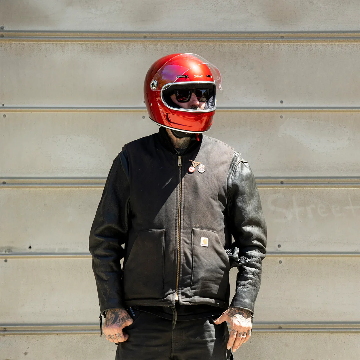 GRINGO SV 06 HELMET - METALLIC CHERRY RED - Image 15