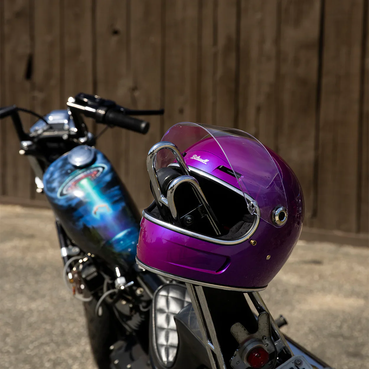 GRINGO SV 06 HELMET - METALLIC GRAPE - Image 16