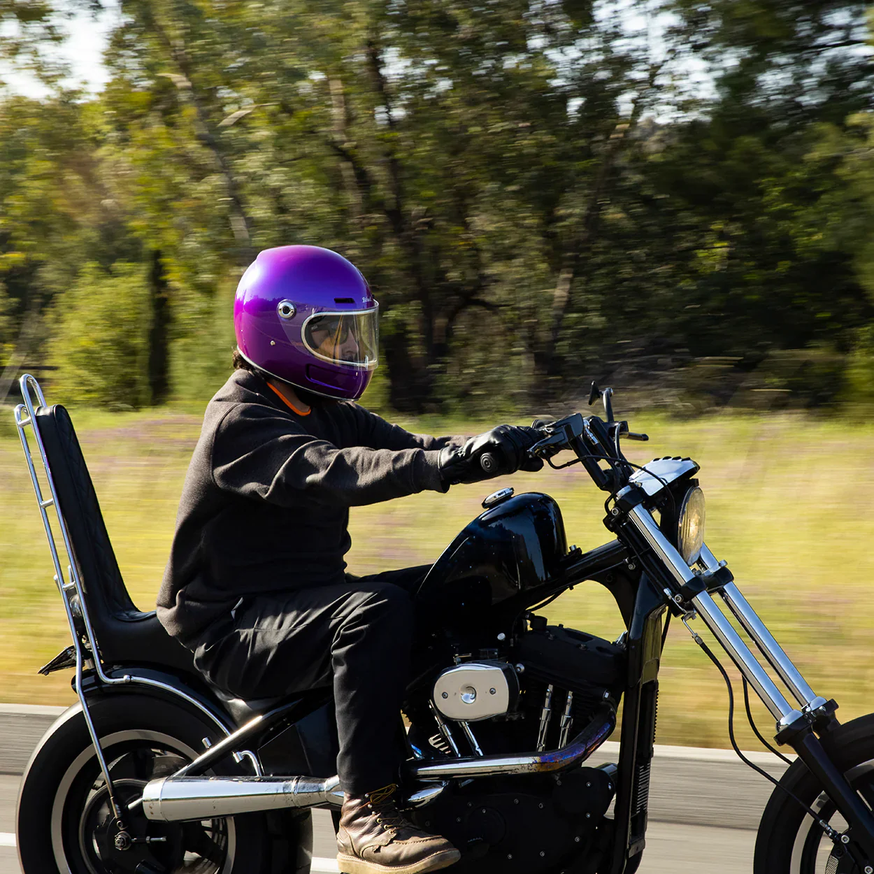 GRINGO SV 06 HELMET - METALLIC GRAPE - Image 17