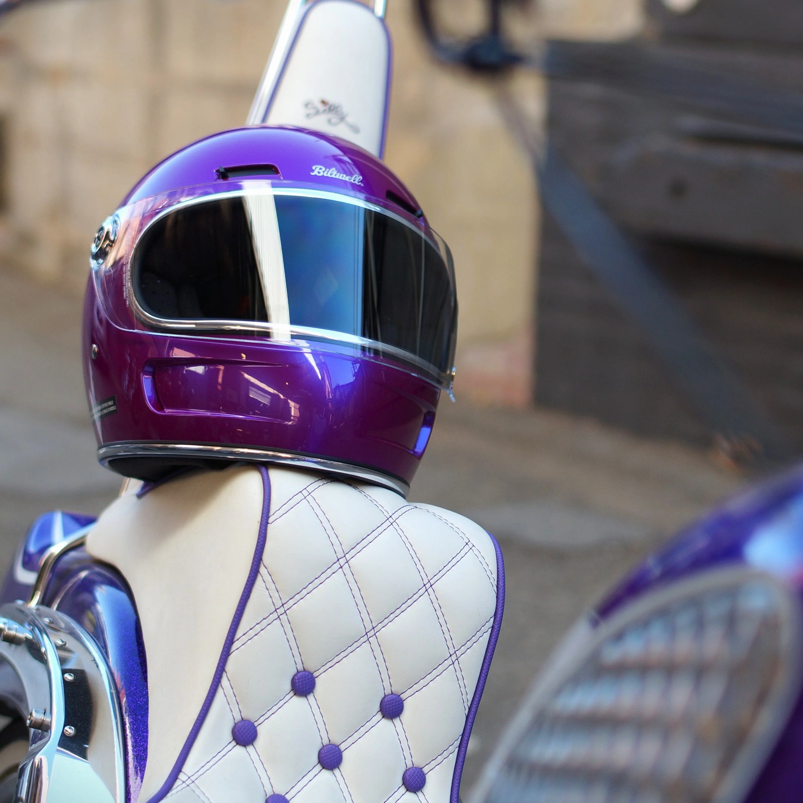 GRINGO SV 06 HELMET - METALLIC GRAPE - Image 18