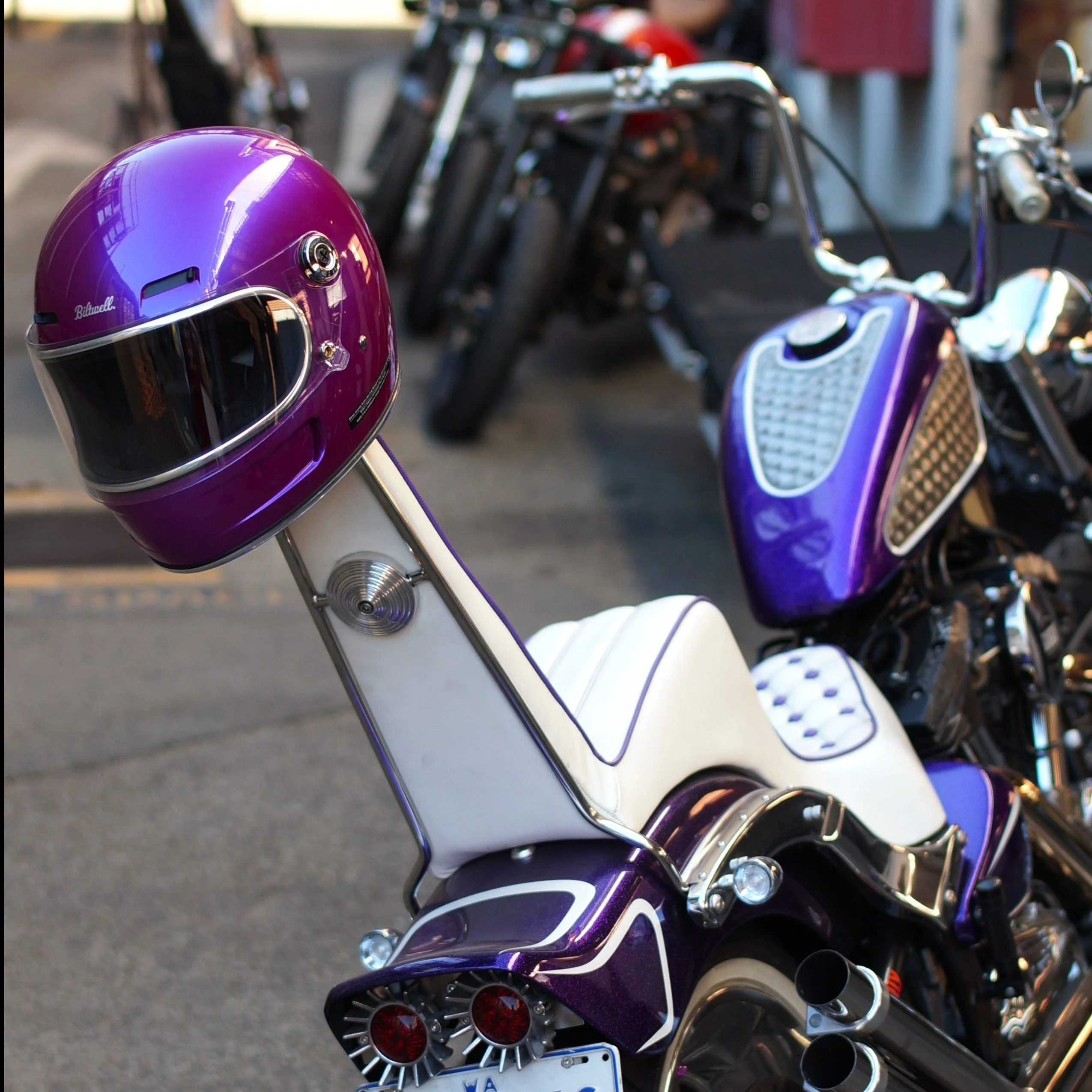 GRINGO SV 06 HELMET - METALLIC GRAPE - Image 19