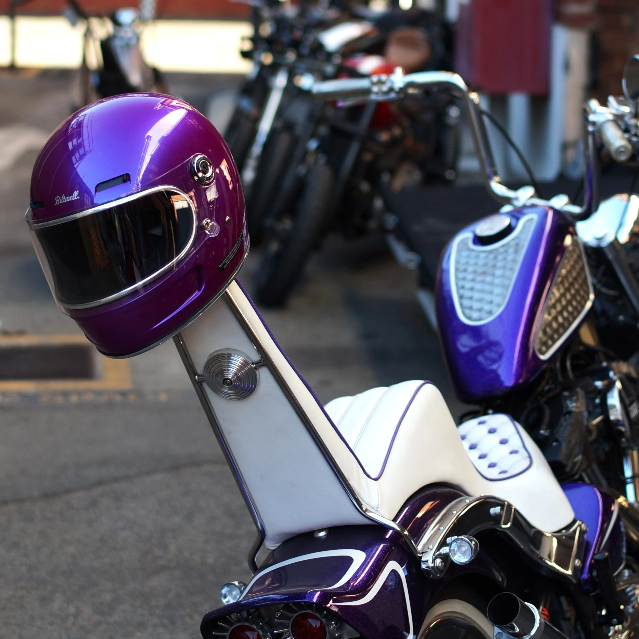 GRINGO SV 06 HELMET - METALLIC GRAPE - Image 20