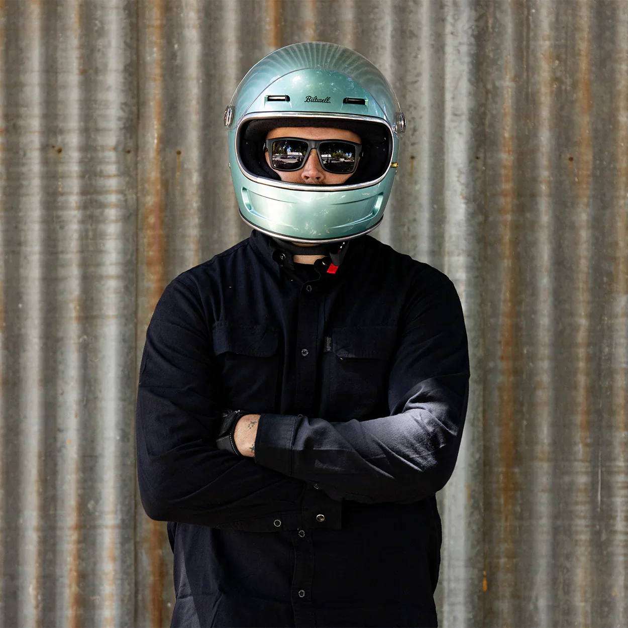 GRINGO SV 06 HELMET - METALLIC SEA FOAM - Image 13
