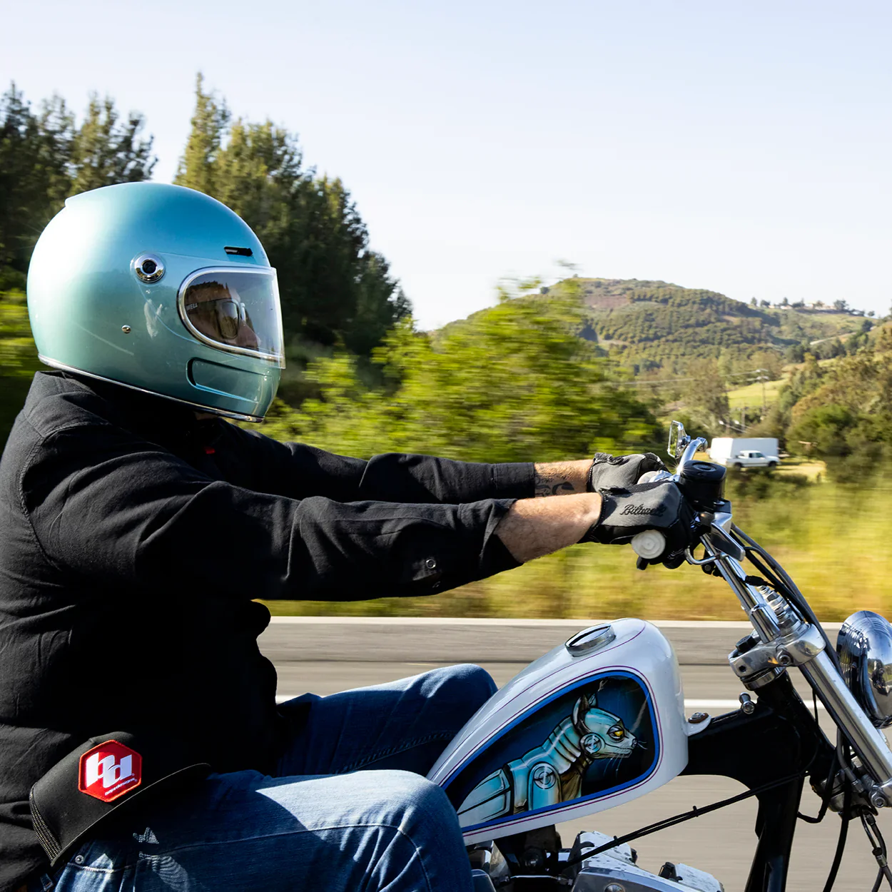 GRINGO SV 06 HELMET - METALLIC SEA FOAM - Image 17