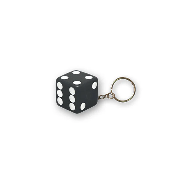 BLACK DICE KEY CHAIN