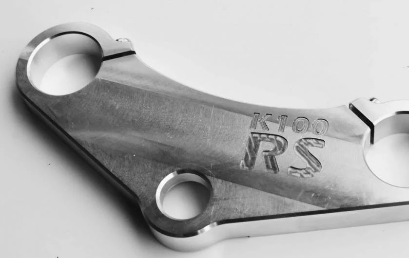 BMW K100 RS 1982 - 1991 TRIPLE CLAMP WITH LOGO TYPE 1 - Image 2