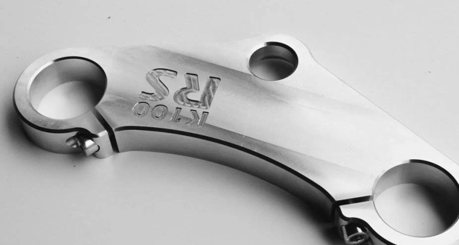BMW K100 RS 1982 - 1991 TRIPLE CLAMP WITH LOGO TYPE 1 - Image 3