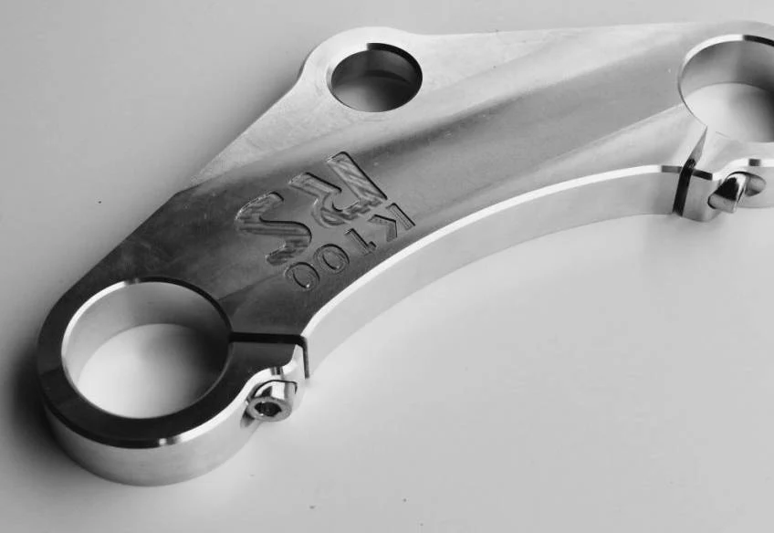 BMW K100 RS 1982 - 1991 TRIPLE CLAMP WITH LOGO TYPE 1 - Image 4