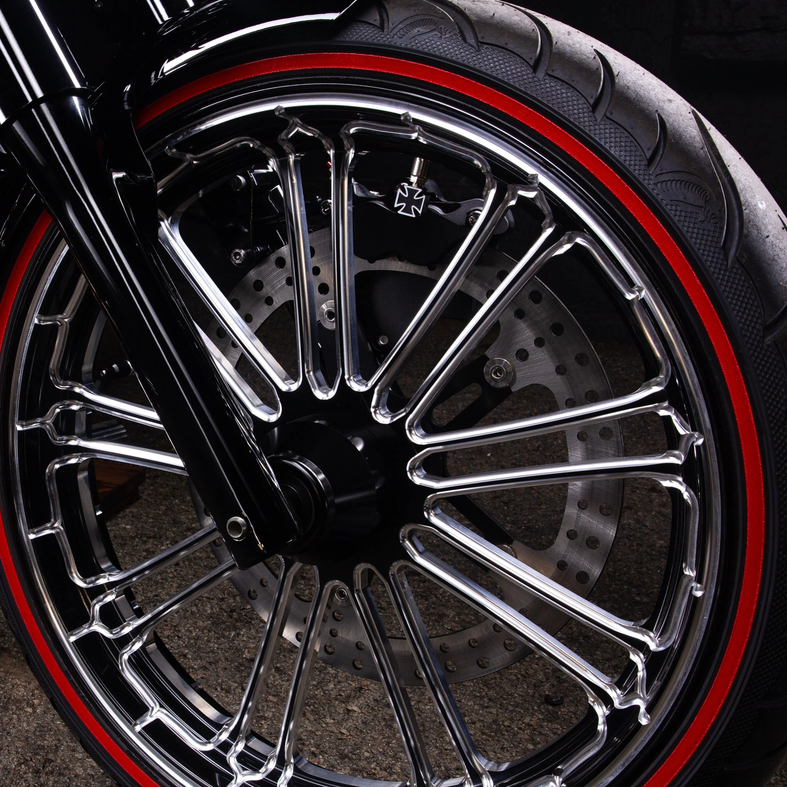 Breakout Style 21"/18" Wheel Kit Package for XVS650 - Image 8