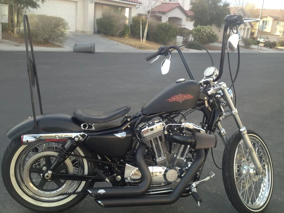 Burly Ape Hanger Handlebars 1" - Image 3