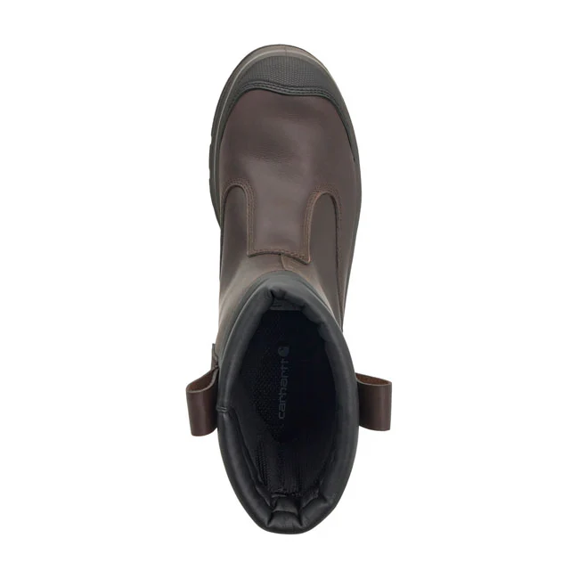 CARHARTT WATERPROOF PULL ON SAFETY BOOT - DARK BROWN - Image 6
