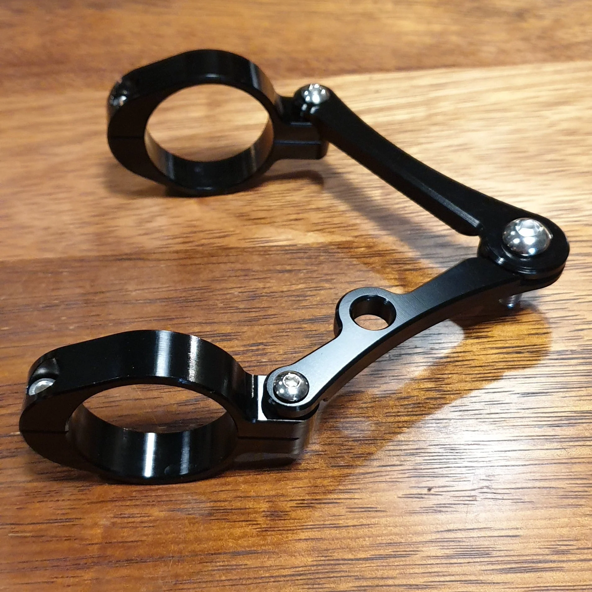 CNC Headlight Brackets 41mm - 45mm - Image 9