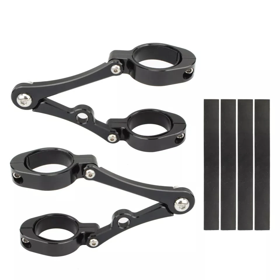 CNC Headlight Brackets 45mm - 49mm - Image 3