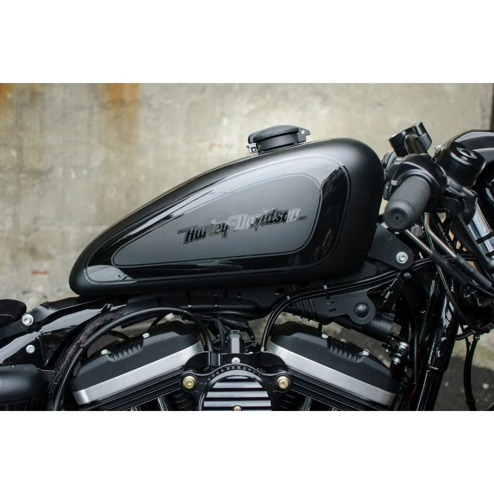 MONZA BLACK FUEL CAP FOR TRIUMPH and HARLEY - Image 4