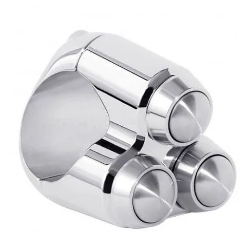 22MM SWITCH 3 BUTTONS Polished
