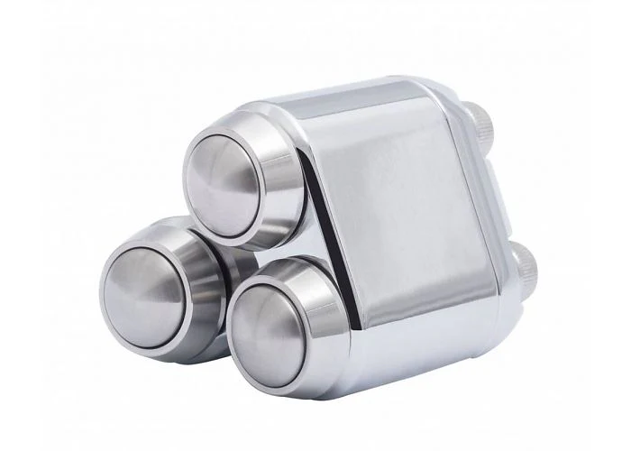 22MM SWITCH 3 BUTTONS Polished - Image 2