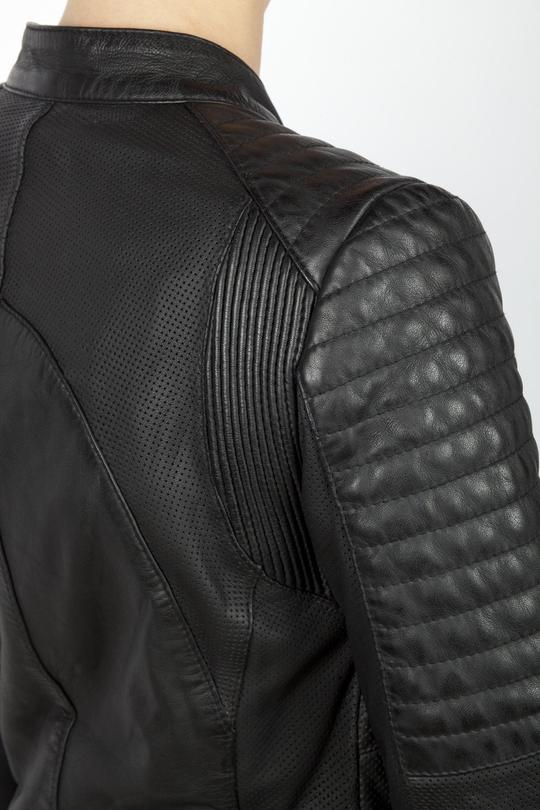 Wild & Free Black Motorcycle Jacket Women - Image 5