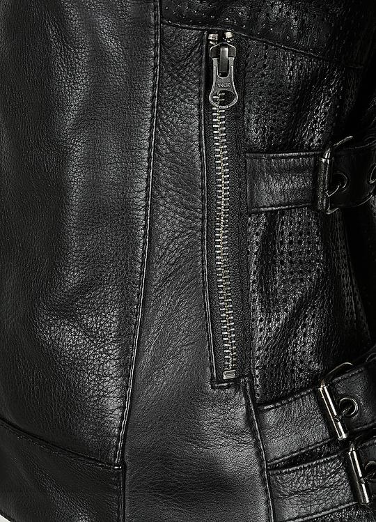 Wild & Free Black Motorcycle Jacket Women - Image 8