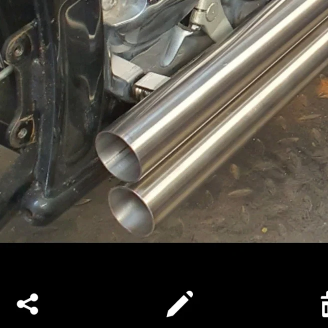 Yamaha XVS650 V-star - Stainless Exhaust "Short Shots" - Image 10