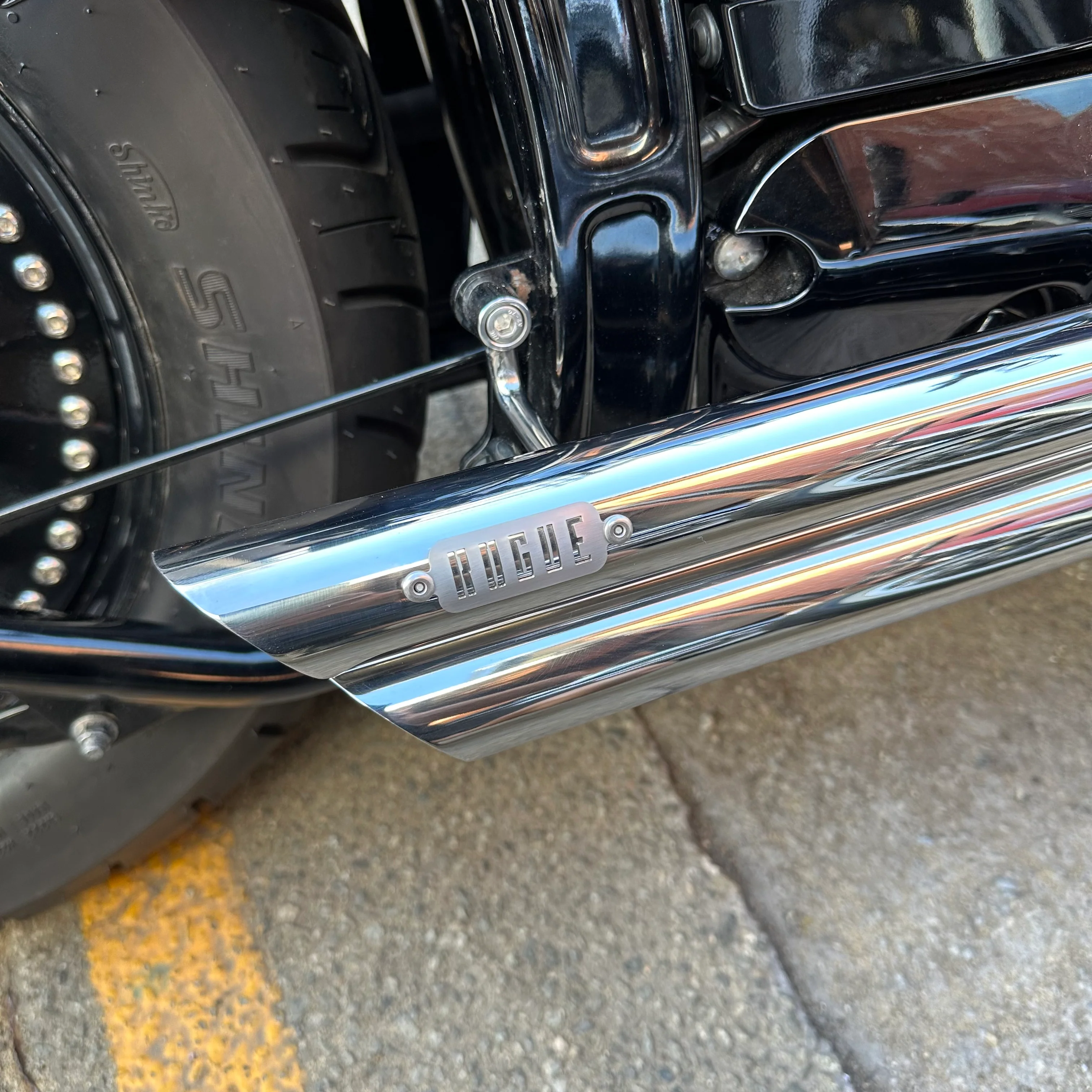Yamaha XVS650 V-star - Stainless Exhaust "Short Shots" - Image 7