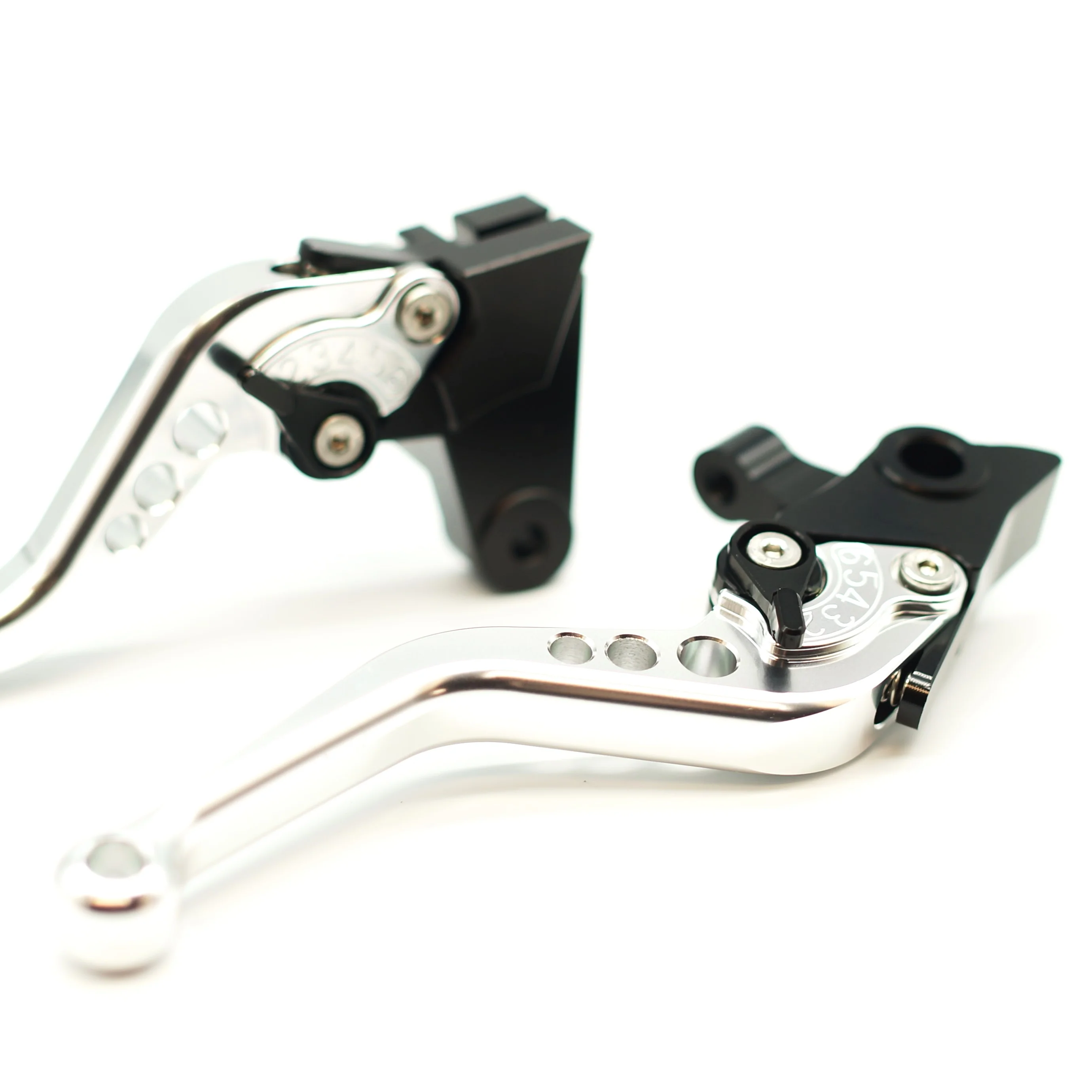 Yamaha V-star XVS 650 1100 CNC levers silver - Image 8
