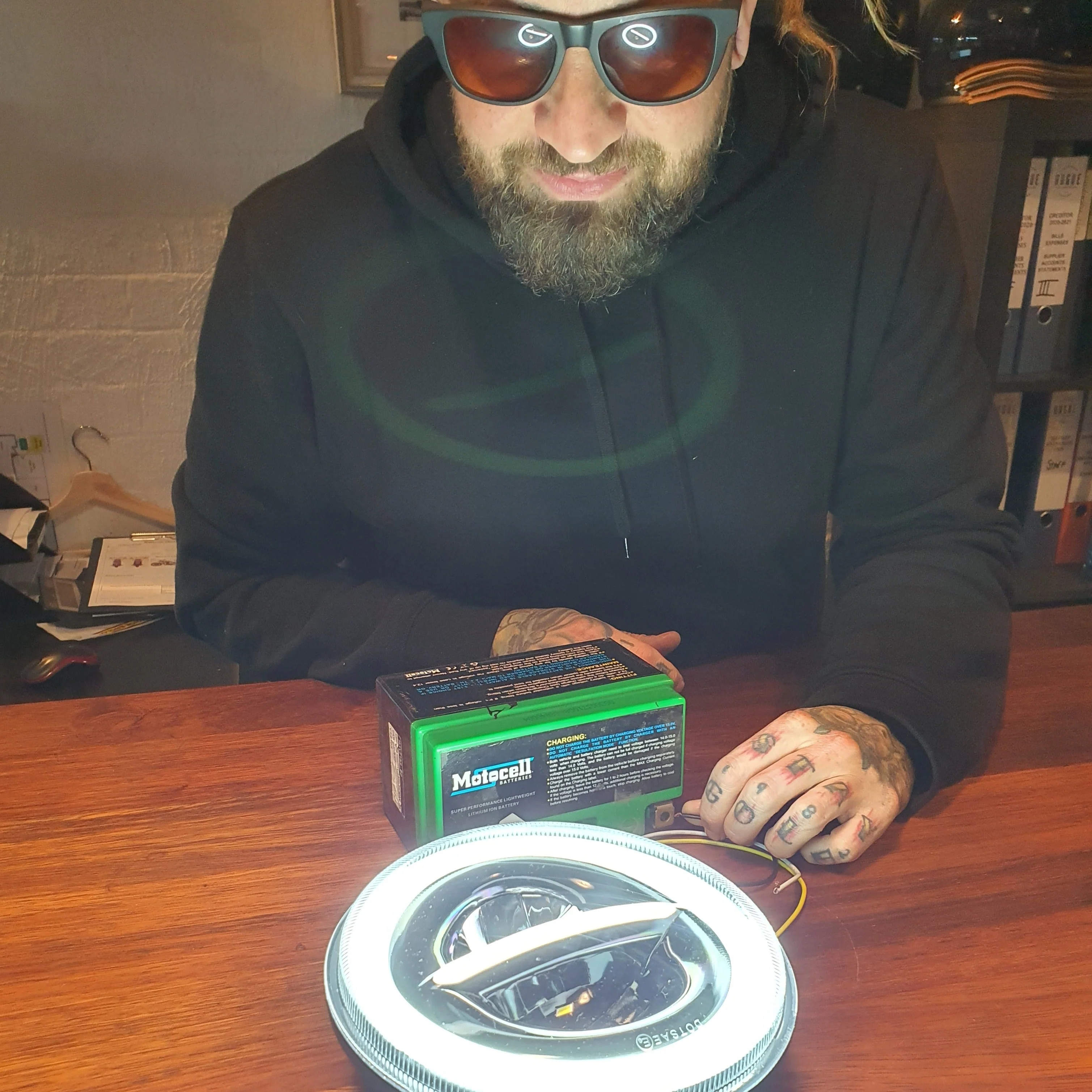 DAYMAKER LED headlight INSERT ENFIELD 650 TWIN - Image 9