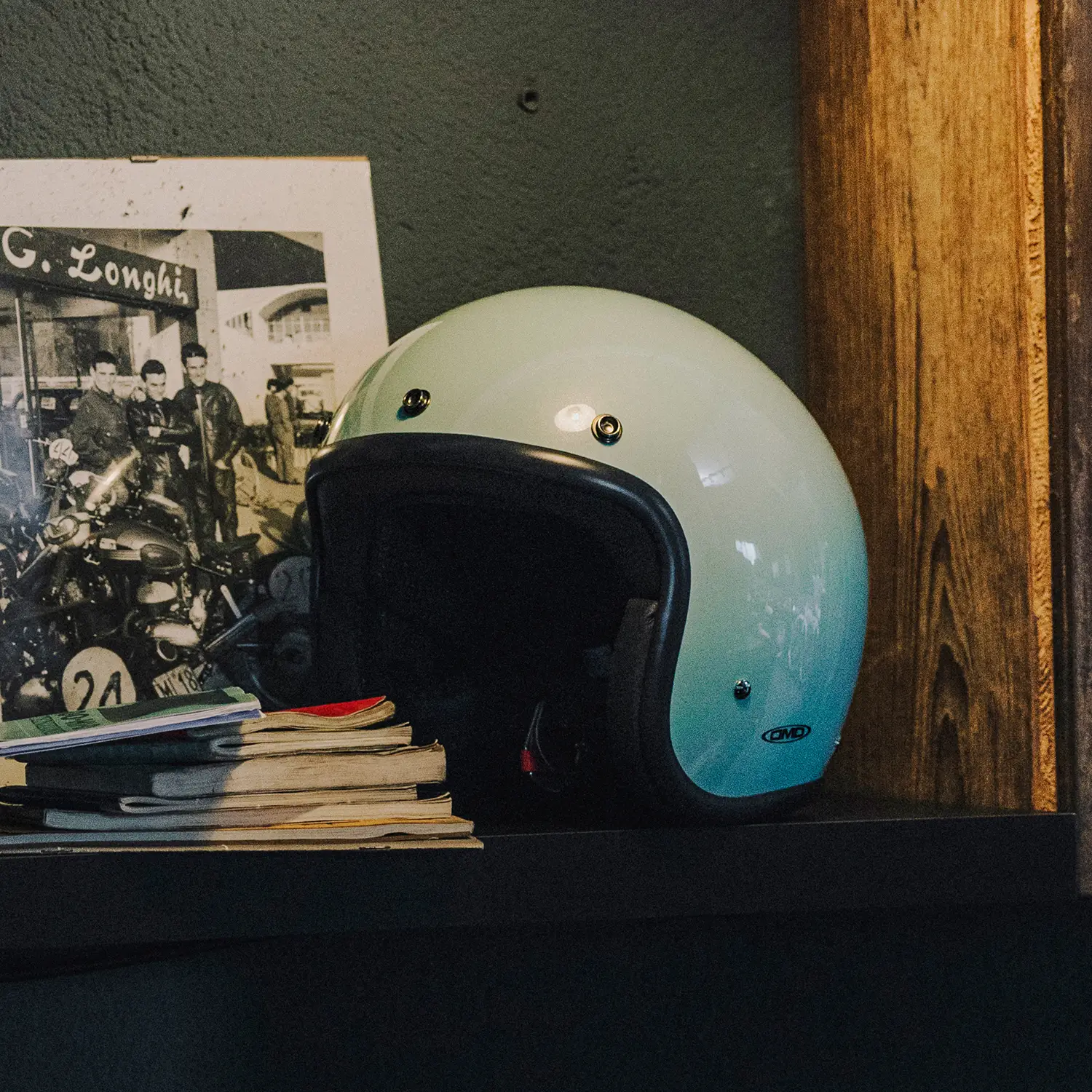 DMD - LATTEMENTA - RETRO OPEN FACE VINTAGE HELMET - Image 4