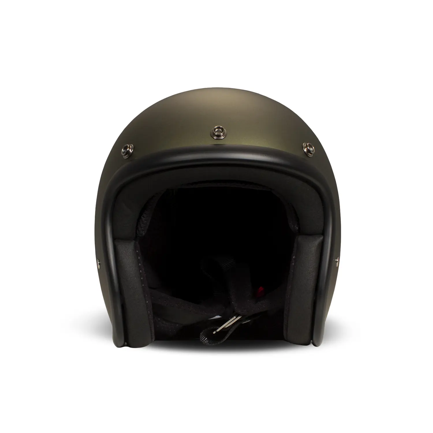 DMD - OLIVE GOLD  - RETRO OPEN FACE VINTAGE HELMET - Image 2