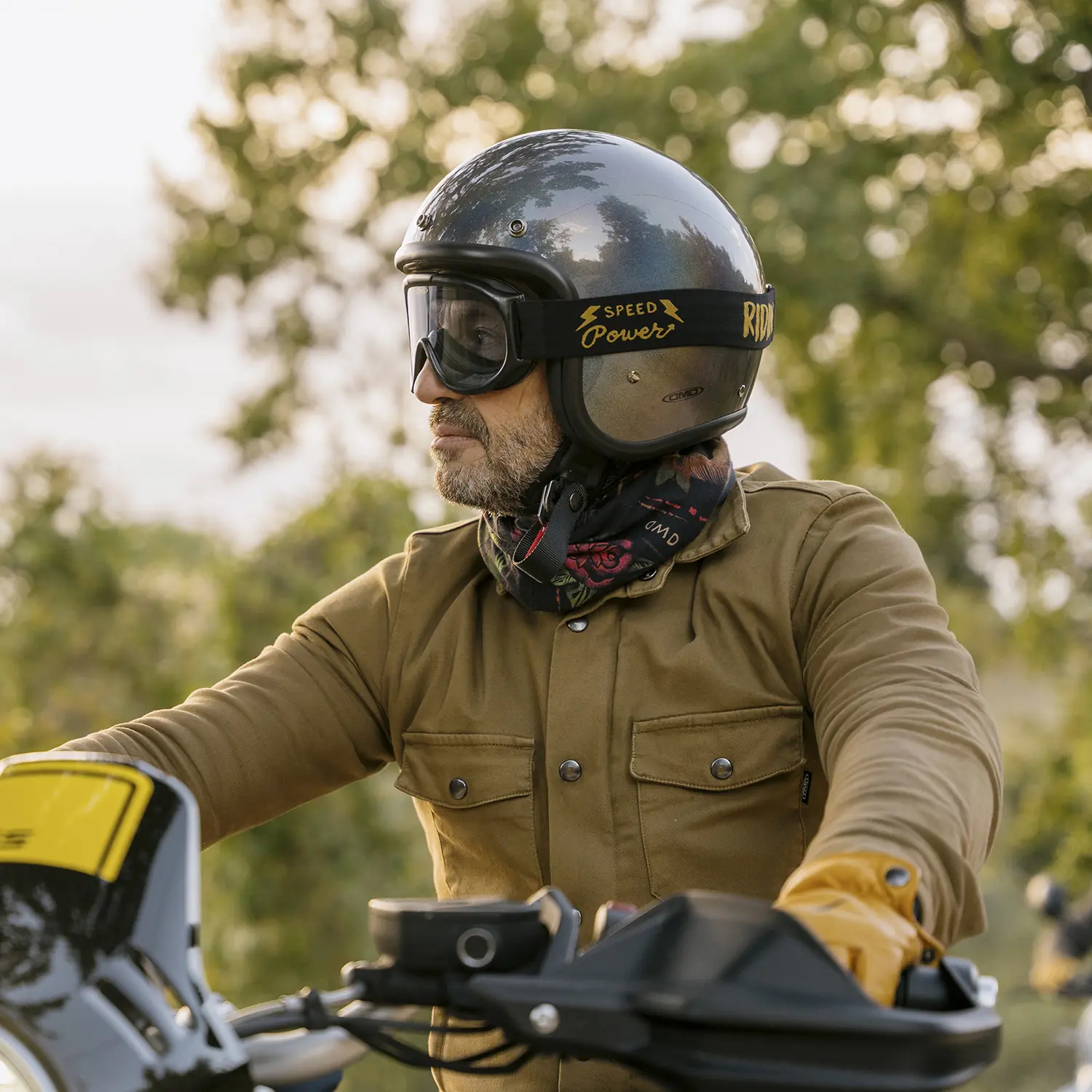 DMD - RAINBOW - RETRO OPEN FACE VINTAGE HELMET - Image 6