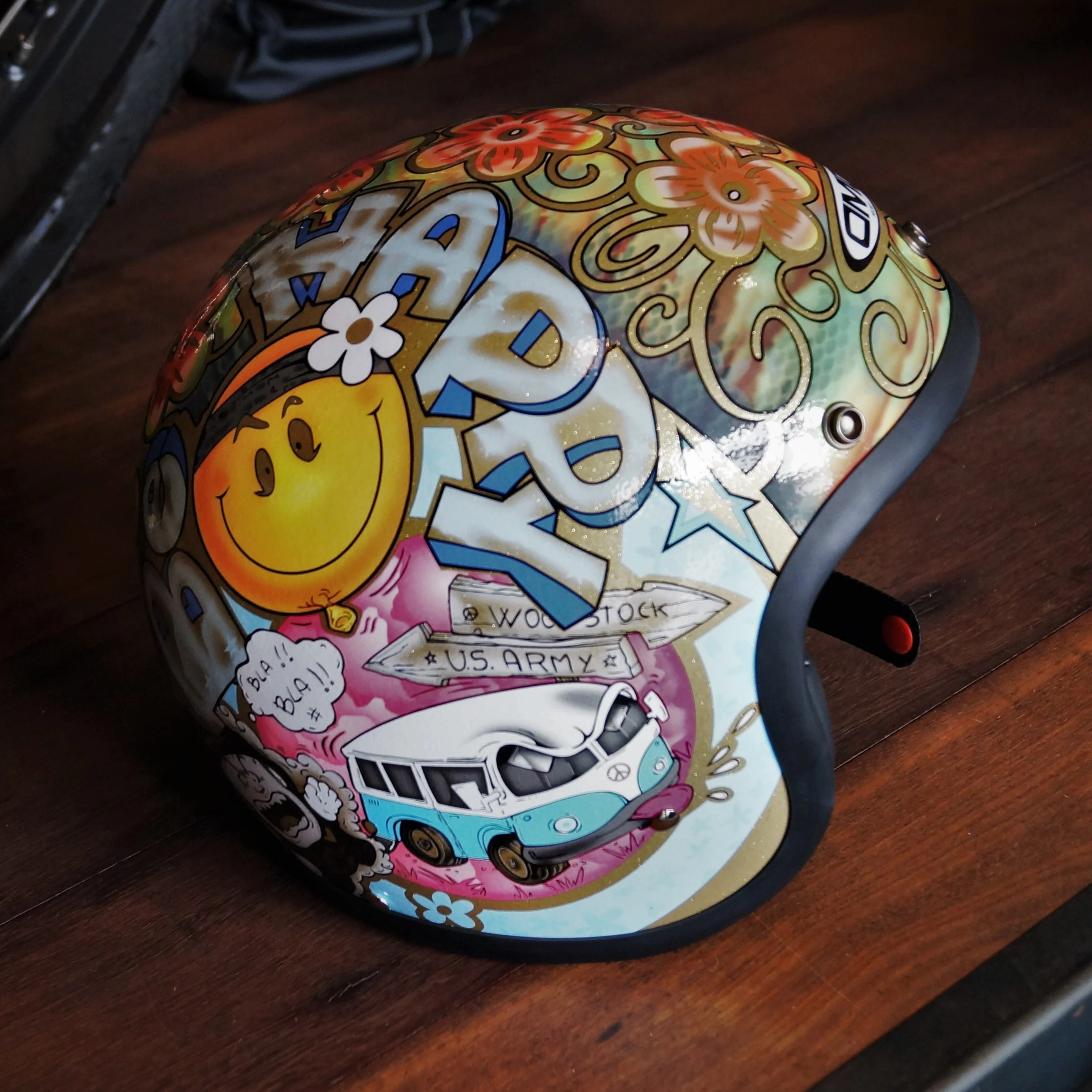 DMD - WOODSTOCK - RETRO OPEN FACE VINTAGE HELMET - Image 7