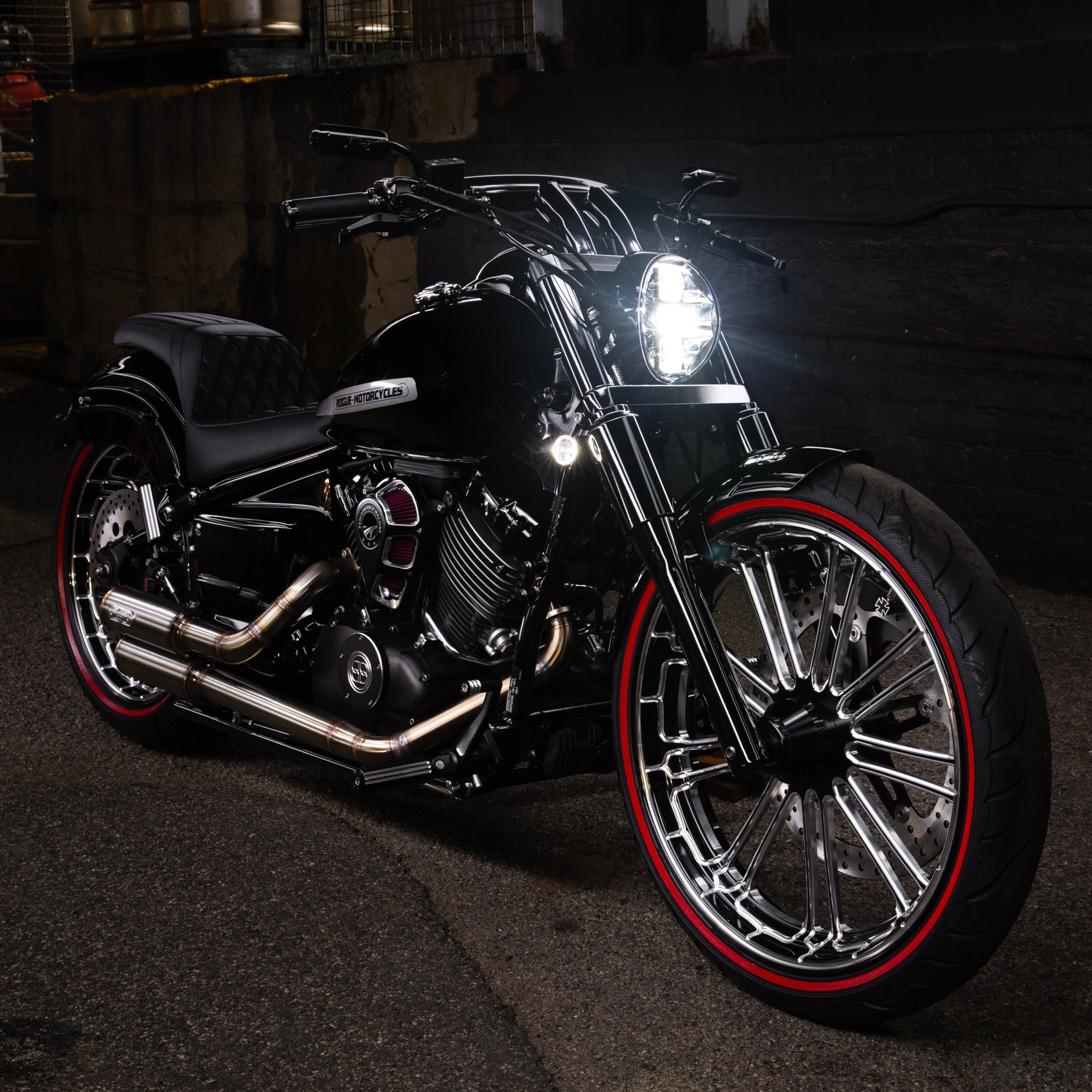 Grenade twin exhaust for Yamaha V-Star XVS650 V2.0 - Image 5