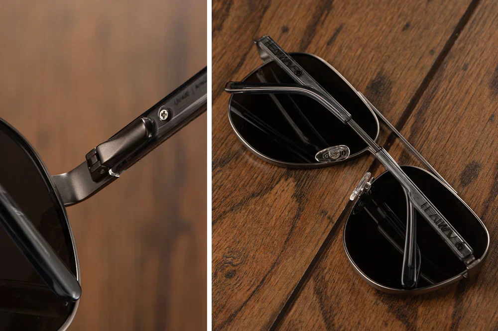 INCLINE SUNGLASSES: Gun Metal - Image 7