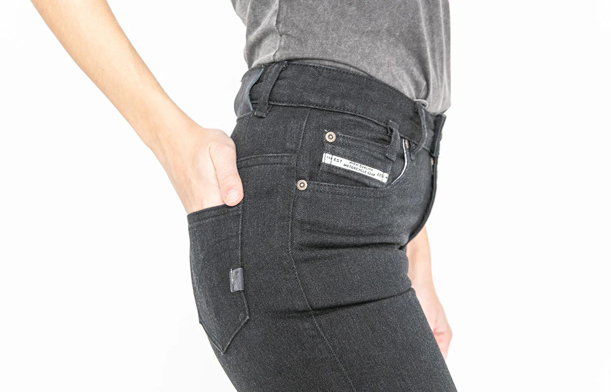 JANE HIGH MONO JEANS | BLACK RAW - Image 10