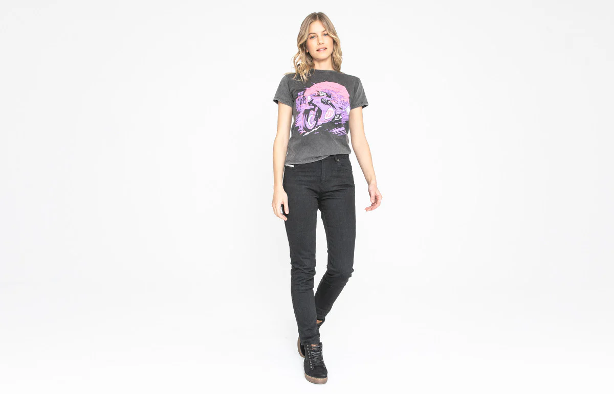 JANE HIGH MONO JEANS | BLACK RAW - Image 8