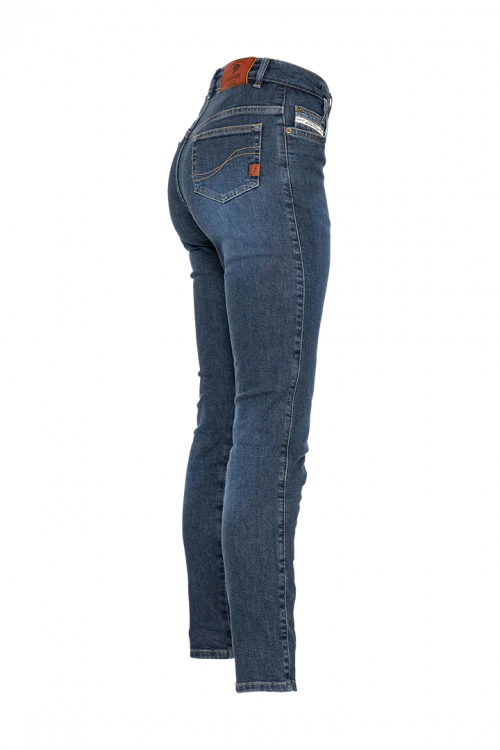JANE HIGH MONO JEANS | INDIGO - Image 5