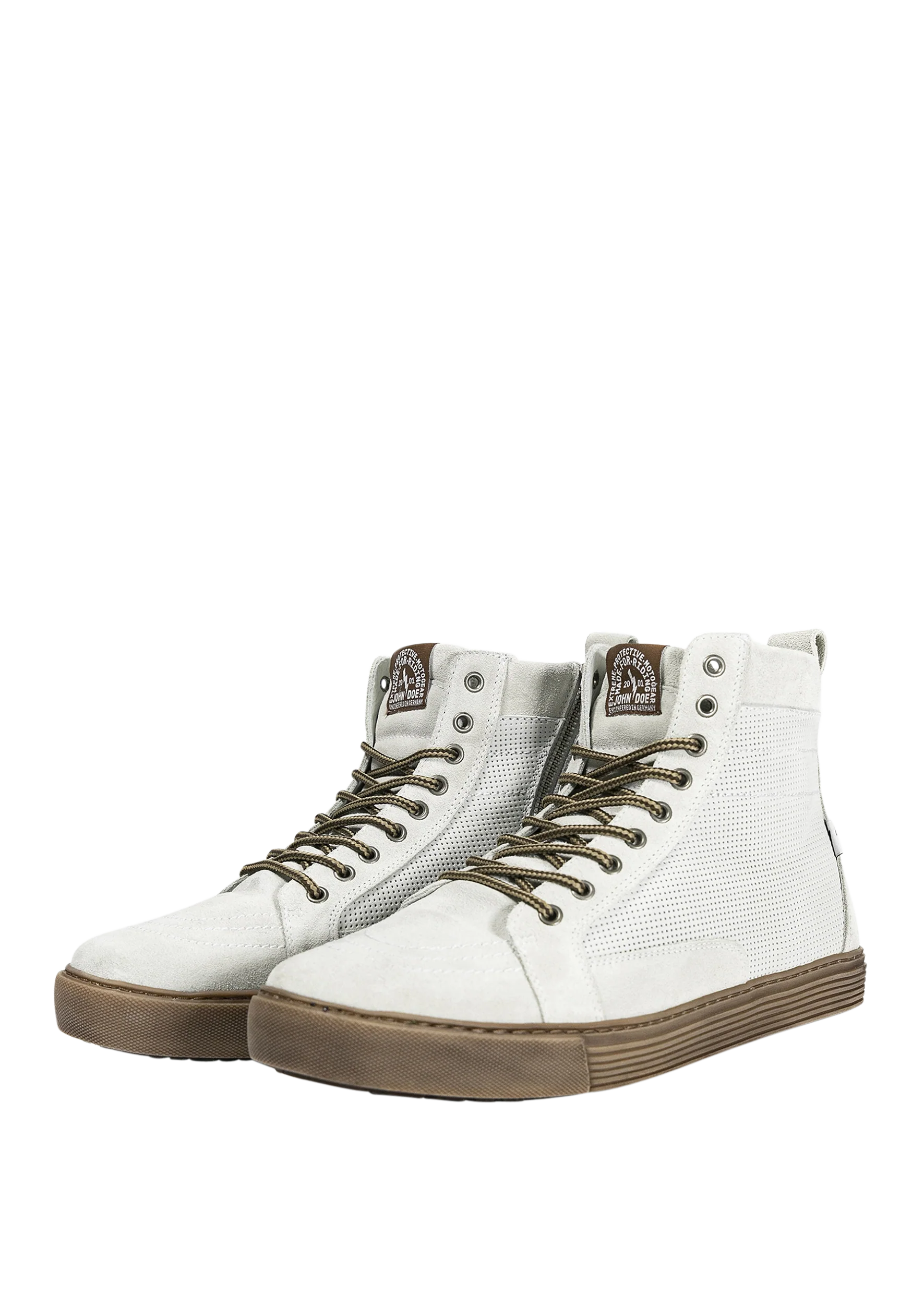 NEO RIDING BOOTS | WHITE/BROWN - Image 5