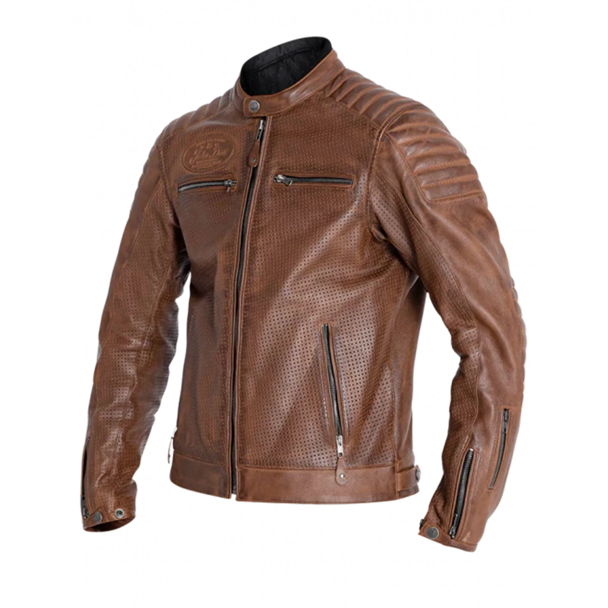 STORM LEATHER JACKET | TOBACCO - Image 2