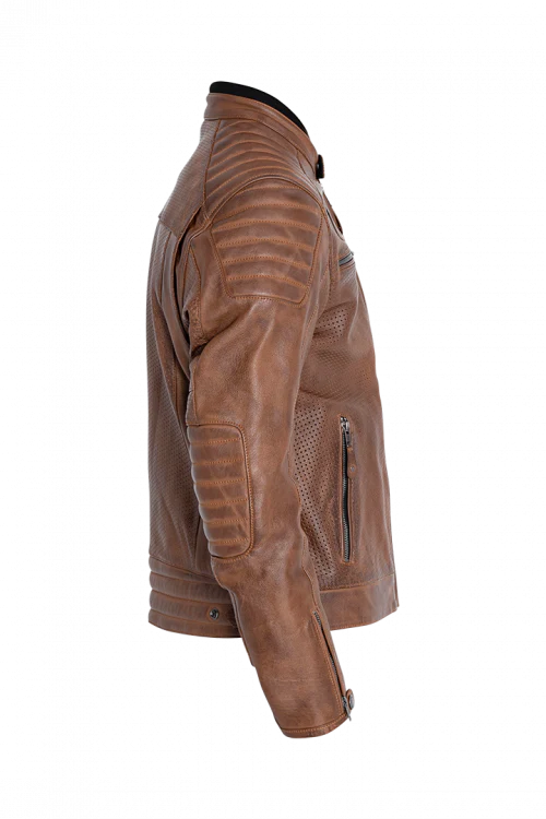 STORM LEATHER JACKET | TOBACCO - Image 4