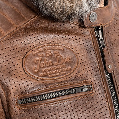 STORM LEATHER JACKET | TOBACCO - Image 6